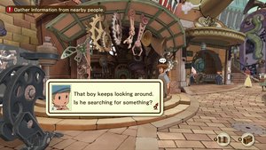 Professor Layton and the New World of Steam screenshot