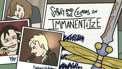 Sydney and the Cicadas in "Immanentize" Sydney and the Cicadas in "Immanentize"