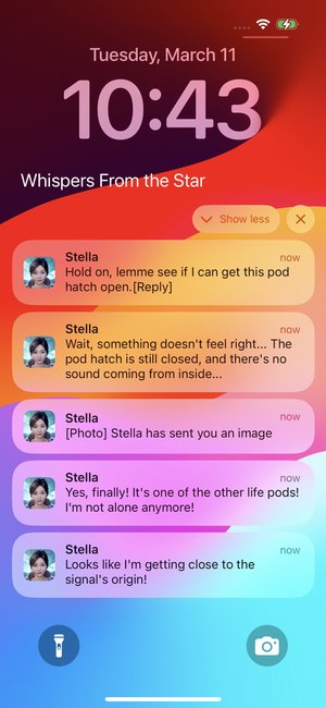 Whispers from the Star screenshot