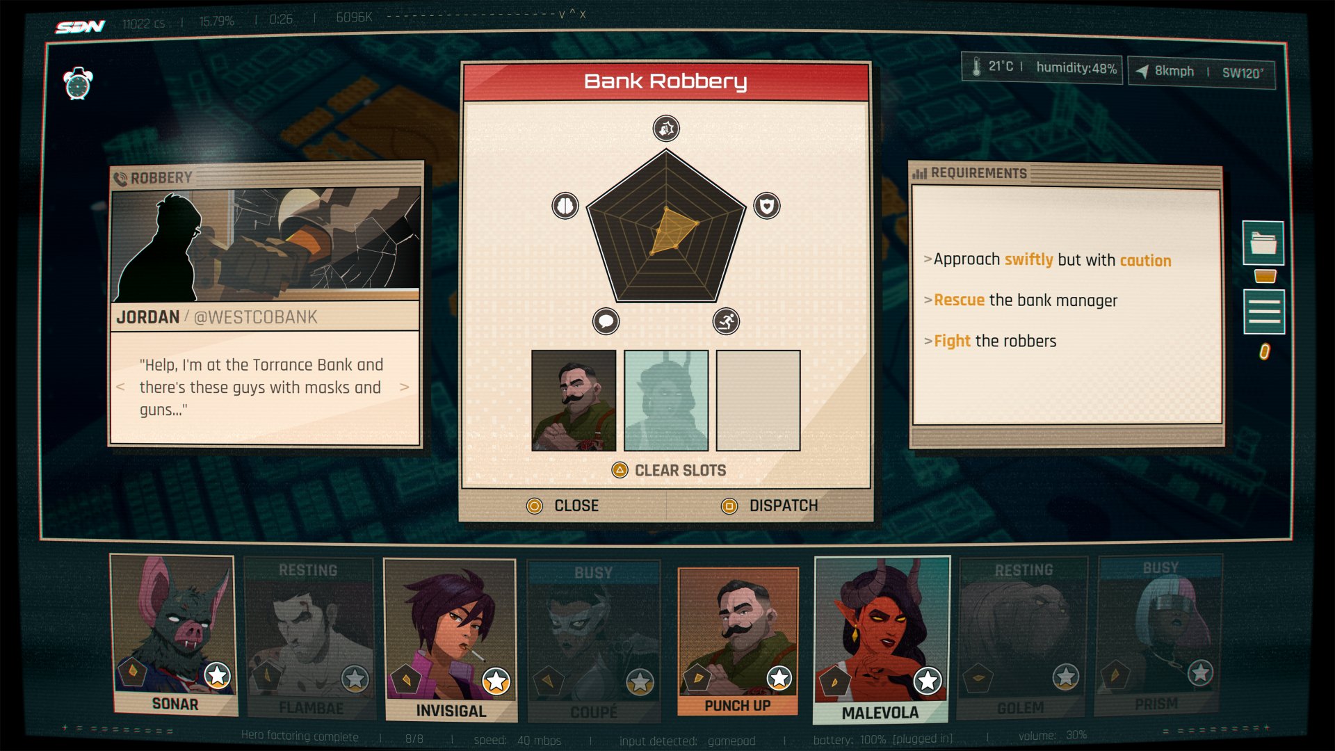 Dispatch review | Adventure Game Hotspot